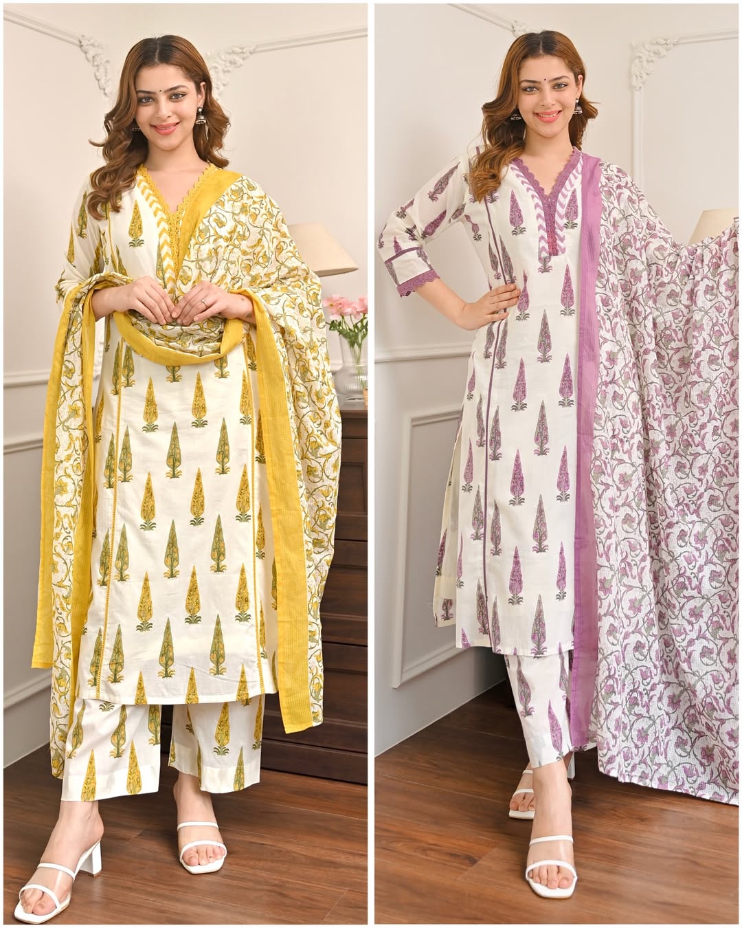 Premium cotton suits